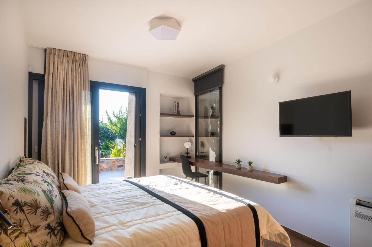 Lithari Luxury Villa With Private Pool, Your Perfect Retreat, Crete Ágios Nikólaos Eksteriør bilde