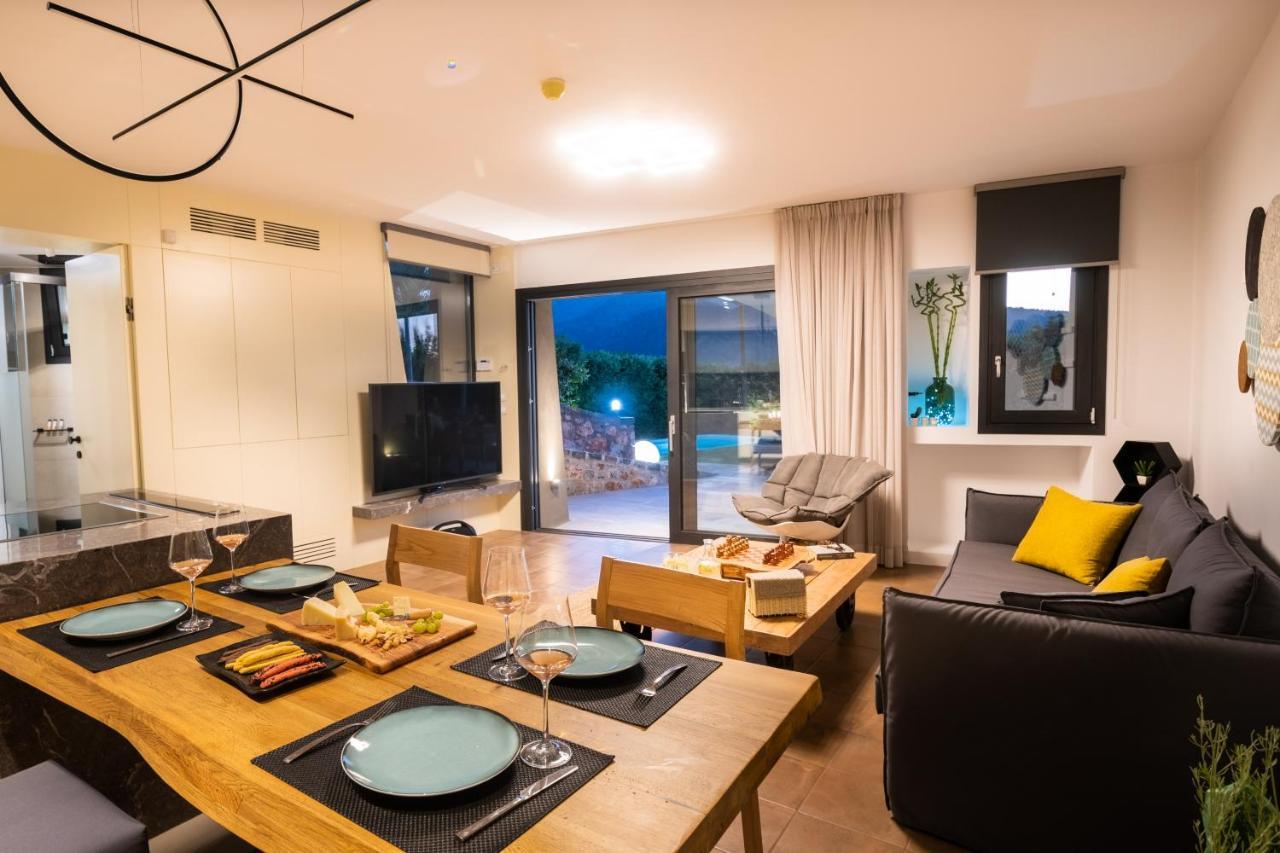 Lithari Luxury Villa With Private Pool, Your Perfect Retreat, Crete Ágios Nikólaos Eksteriør bilde