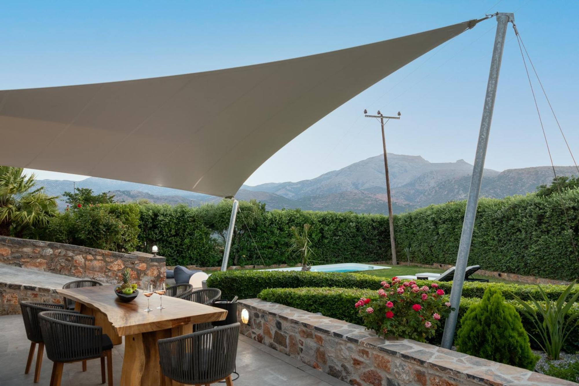 Lithari Luxury Villa With Private Pool, Your Perfect Retreat, Crete Ágios Nikólaos Eksteriør bilde